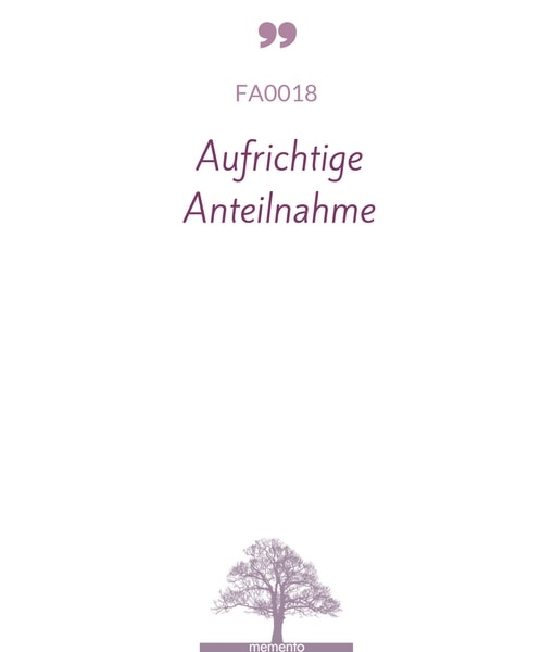 FA0018-Mustertext-aufrichtige-anteilnahme