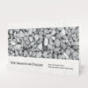Produktbild Steine Trauerkarte Querformat