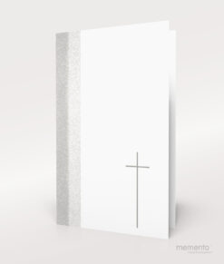 Produktbild Silberrand Trauerkarte und Danksagung Trauer