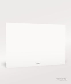 Produktbild Rückseite Trauerkarte creme Einzelkarte